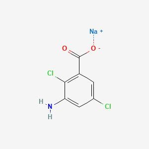 molecular formula C7H4Cl2NNaO2 B1668636 氯苯胺钠 CAS No. 1954-81-0