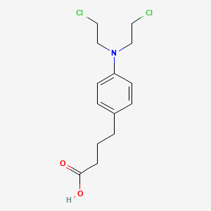 molecular formula C14H19Cl2NO2 B1668637 Chlorambucil CAS No. 305-03-3