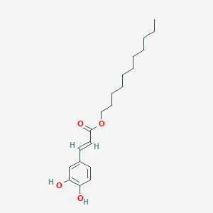 molecular formula C20H30O4 B1668641 咖啡酸十一酯 CAS No. 325148-07-0