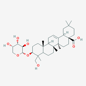 molecular formula C35H56O8 B1668642 高加索蛇麻叶皂甙 A CAS No. 17184-21-3