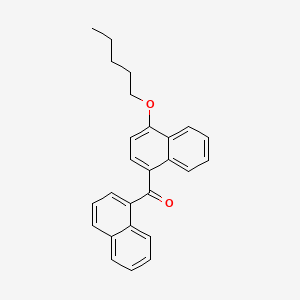 molecular formula C26H24O2 B1668659 CB 13 CAS No. 432047-72-8