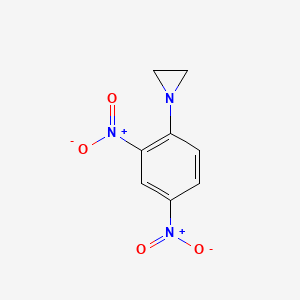 molecular formula C8H7N3O4 B1668661 1-(2,4-二硝基苯基)氮丙啶 CAS No. 27141-65-7