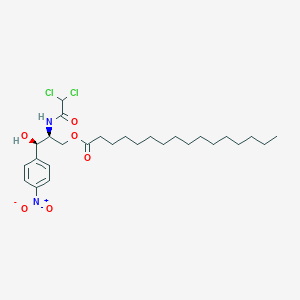 molecular formula C27H42Cl2N2O6 B1668700 棕榈酸氯霉素 CAS No. 530-43-8
