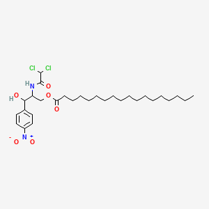 molecular formula C29H46Cl2N2O6 B1668701 氯霉素硬脂酸酯 CAS No. 16255-48-4