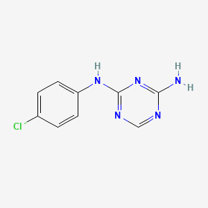 molecular formula C9H8ClN5 B1668706 氯氮苯 CAS No. 500-42-5