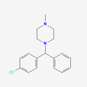 molecular formula C18H21ClN2 B1668710 氯环己嗪 CAS No. 82-93-9