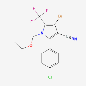 molecular formula C15H11BrClF3N2O B1668718 氯氰菊酯 CAS No. 122453-73-0