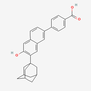 4-(6-Hydroxy-7-tricyclo[3.3.1.13,7]dec-1-yl-2-naphthalenyl)benzoic acid
