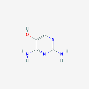 molecular formula C4H7ClN4O B1668762 2,4-Diaminopyrimidin-5-ol CAS No. 70035-83-5
