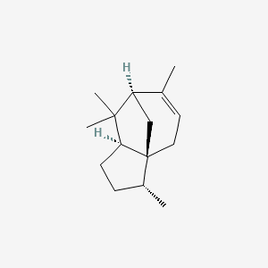 molecular formula C15H24 B1668776 雪松烯 CAS No. 11028-42-5