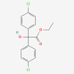 molecular formula C16H14Cl2O3 B1668790 Chlorobenzilat CAS No. 510-15-6