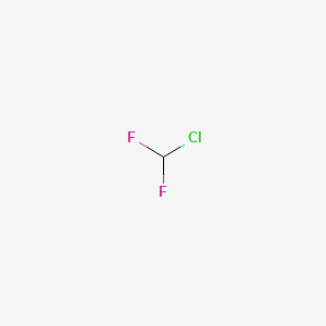 molecular formula CHClF2 B1668795 Chlorodifluoromethane CAS No. 75-45-6