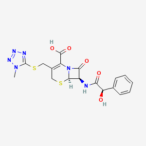 molecular formula C18H18N6O5S2 B1668816 头孢曼多 CAS No. 34444-01-4
