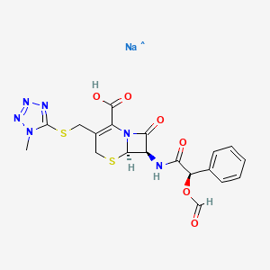 molecular formula C19H17N6NaO6S2 B1668817 头孢曼朵钠 CAS No. 42540-40-9