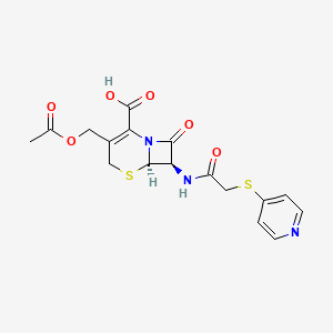 molecular formula C17H17N3O6S2 B1668819 头孢匹林 CAS No. 21593-23-7