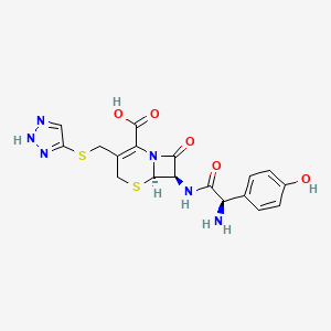 molecular formula C18H18N6O5S2 B1668820 头孢曲嗪 CAS No. 51627-14-6