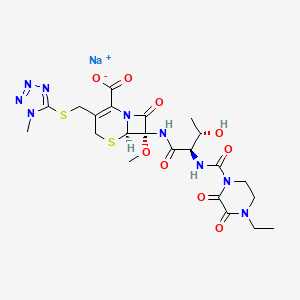 B1668822 Cefbuperazone sodium CAS No. 76648-01-6