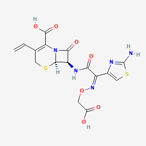 molecular formula C16H15N5O7S2 B1668832 Cefixime CAS No. 79350-37-1