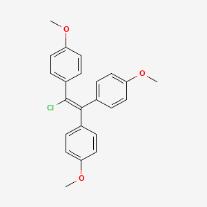molecular formula C23H21ClO3 B1668837 氯三苯乙烯 CAS No. 569-57-3