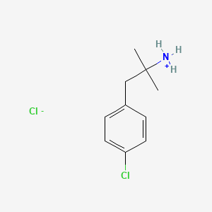 molecular formula C10H15Cl2N B1668848 盐酸氯苯丁胺 CAS No. 151-06-4