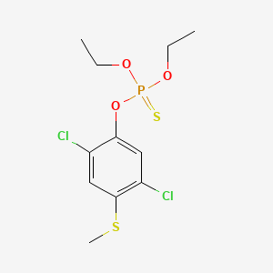 molecular formula C11H15Cl2O3PS2 B1668888 Chlorthiophos CAS No. 21923-23-9