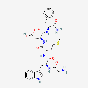 B1668896 Cholecystokinin pentapeptide CAS No. 18917-24-3