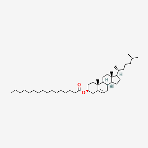 molecular formula C43H76O2 B1668899 棕榈酸胆固醇酯 CAS No. 601-34-3