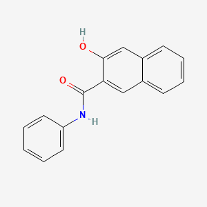 molecular formula C17H13NO2 B1668939 3-羟基-2-萘酰胺 CAS No. 92-77-3