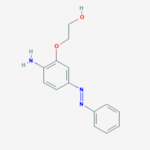 B166898 3-(2-Hydroxyethoxy)-4-aminoazobenzene CAS No. 126335-30-6