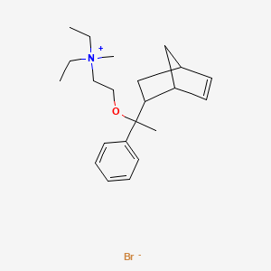 molecular formula C22H34BrNO B1668985 Ciclonium bromide CAS No. 29546-59-6