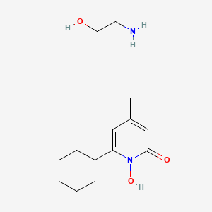 B1668986 Ciclopirox olamine CAS No. 41621-49-2
