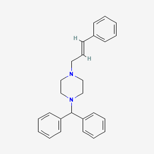 molecular formula C26H28N2 B1669056 辛纳利嗪 CAS No. 298-57-7