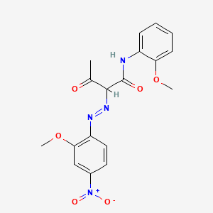 molecular formula C18H18N4O6 B1669072 C.I. Pigment Yellow 74 CAS No. 6358-31-2