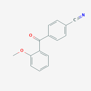 molecular formula C15H11NO2 B166909 4-氰基-2'-甲氧基苯甲酮 CAS No. 131117-90-3