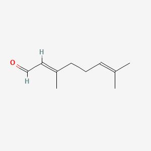 molecular formula C10H16O B1669101 Citral CAS No. 5392-40-5