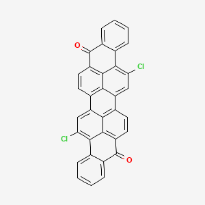 molecular formula C34H14Cl2O2 B1669113 C.I. Vat violet 1 CAS No. 1324-55-6