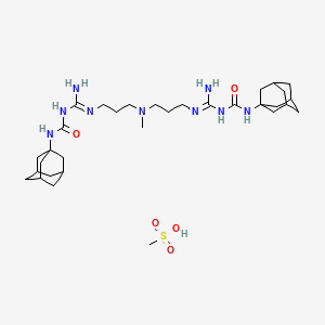 1,7-Bis((1-adamantyl)carbamylguanidino)-4-methyl-4-azaheptane