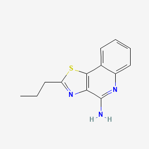 B1669137 2-Propylthiazolo[4,5-c]quinolin-4-amine CAS No. 256922-53-9