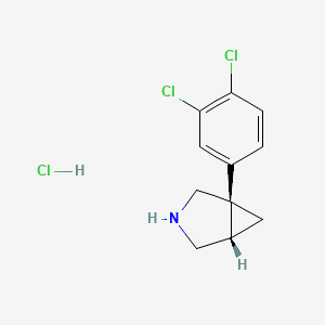 B1669140 1-(3,4-dichlorophenyl)-3-azabicyclo[3.1.0]hexane Hydrochloride CAS No. 86215-36-3
