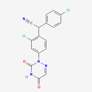 molecular formula C17H10Cl2N4O2 B1669161 Clazuril CAS No. 101831-36-1