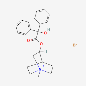 B1669175 Clidinium bromide CAS No. 3485-62-9