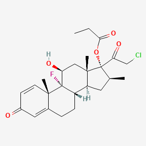 molecular formula C25H32ClFO5 B1669188 丙酸氯倍他索 CAS No. 25122-46-7