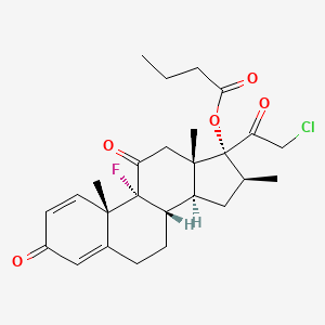 molecular formula C26H32ClFO5 B1669189 Clobetasone butyrate CAS No. 25122-57-0