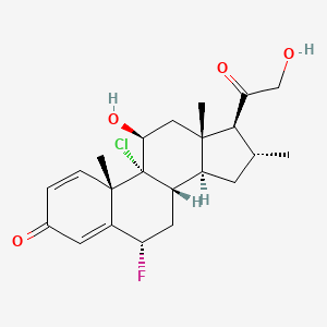 molecular formula C22H28ClFO4 B1669192 Clocortolone CAS No. 4828-27-7