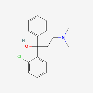 molecular formula C17H20ClNO B1669198 氯苯地诺 CAS No. 791-35-5