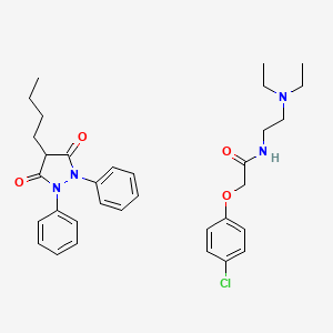 molecular formula C33H41ClN4O4 B1669204 Clofezone CAS No. 17449-96-6