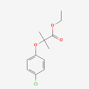 molecular formula C12H15ClO3 B1669205 氯贝丁酸 CAS No. 637-07-0