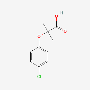 molecular formula C10H11ClO3 B1669207 氯芬贝酸 CAS No. 882-09-7
