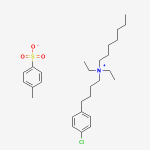 molecular formula C28H44ClNO3S B1669210 甲苯磺酸氯菲林 CAS No. 92953-10-1