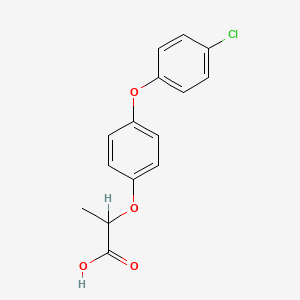 molecular formula C15H13ClO4 B1669213 氯氟 CAS No. 26129-32-8
